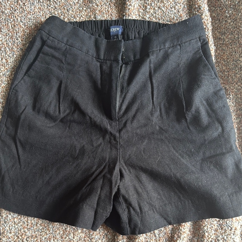 J. Crew High Waist Black Women's Shorts